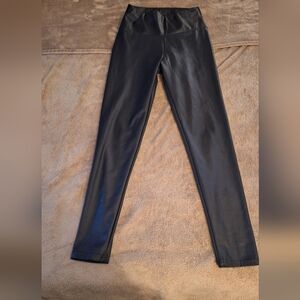 SHEIN Shiny Black Leggings